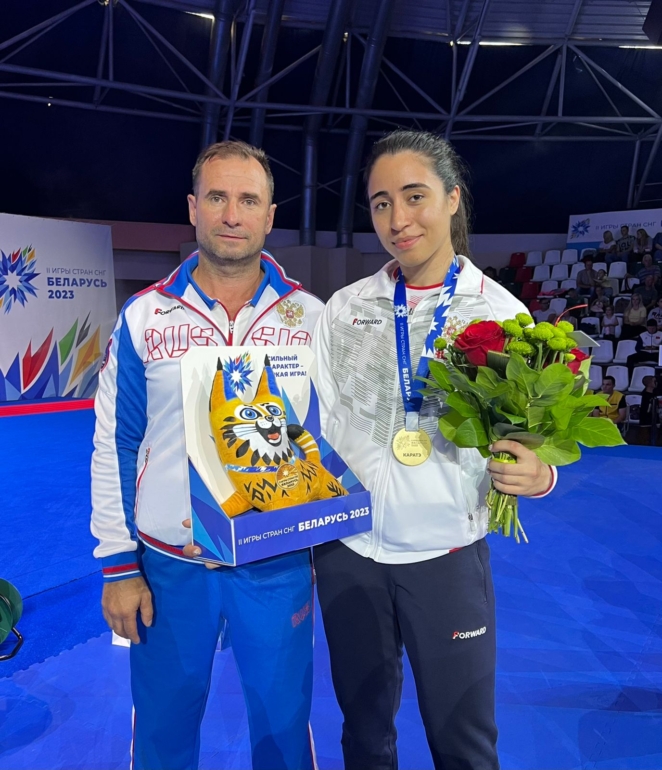 Каратистка из Томска взяла золото на Вторых играх стран СНГ