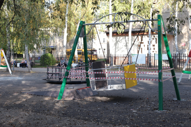 Инклюзивная детская площадка появилась в Томске