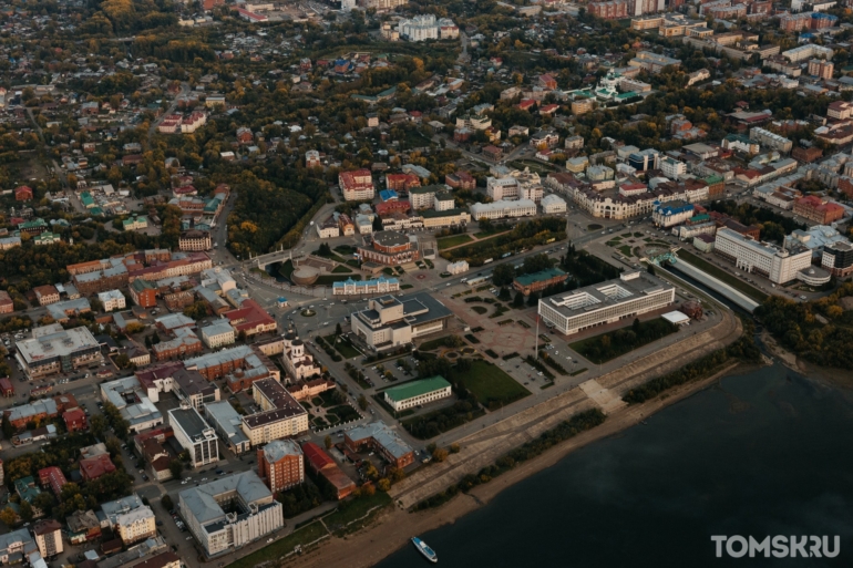 От Северного парка до Приборного завода: показываем Томск с высоты воздушного шара