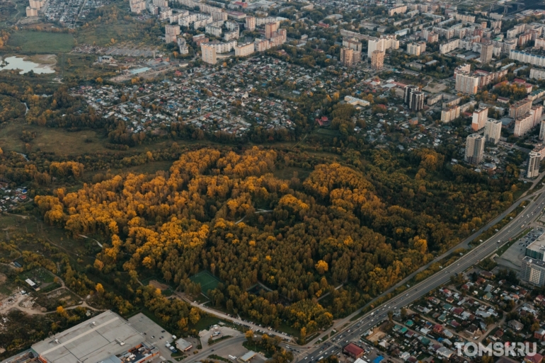 От Северного парка до Приборного завода: показываем Томск с высоты воздушного шара