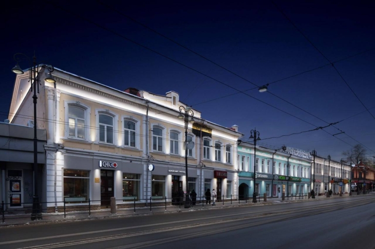 Здания на проспекте Ленина получат новую архитектурную подсветку