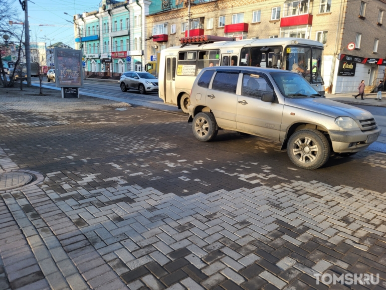 Мастера томской парковки: хулиганы «зебр» или герои тротуара