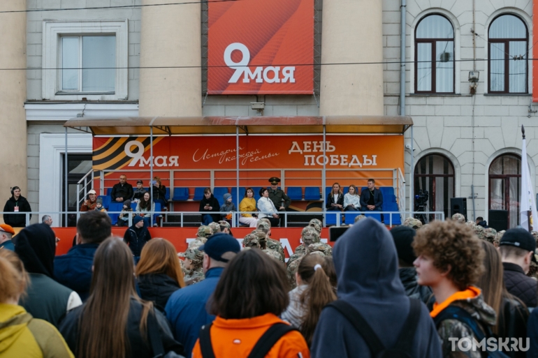 В Томске прошла генеральная репетиция парада Победы. Фоторепортаж Tomsk.ru