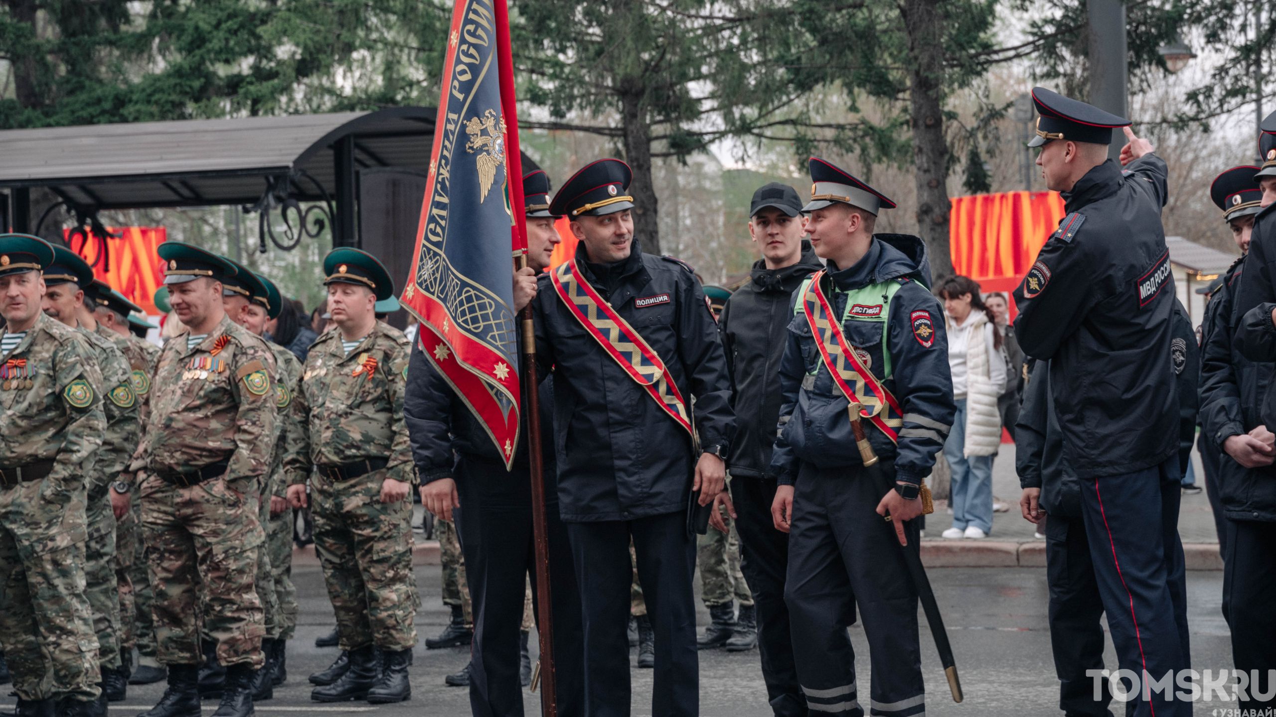 Улыбки и собранность: как в Томске прошла репетиция парада Победы