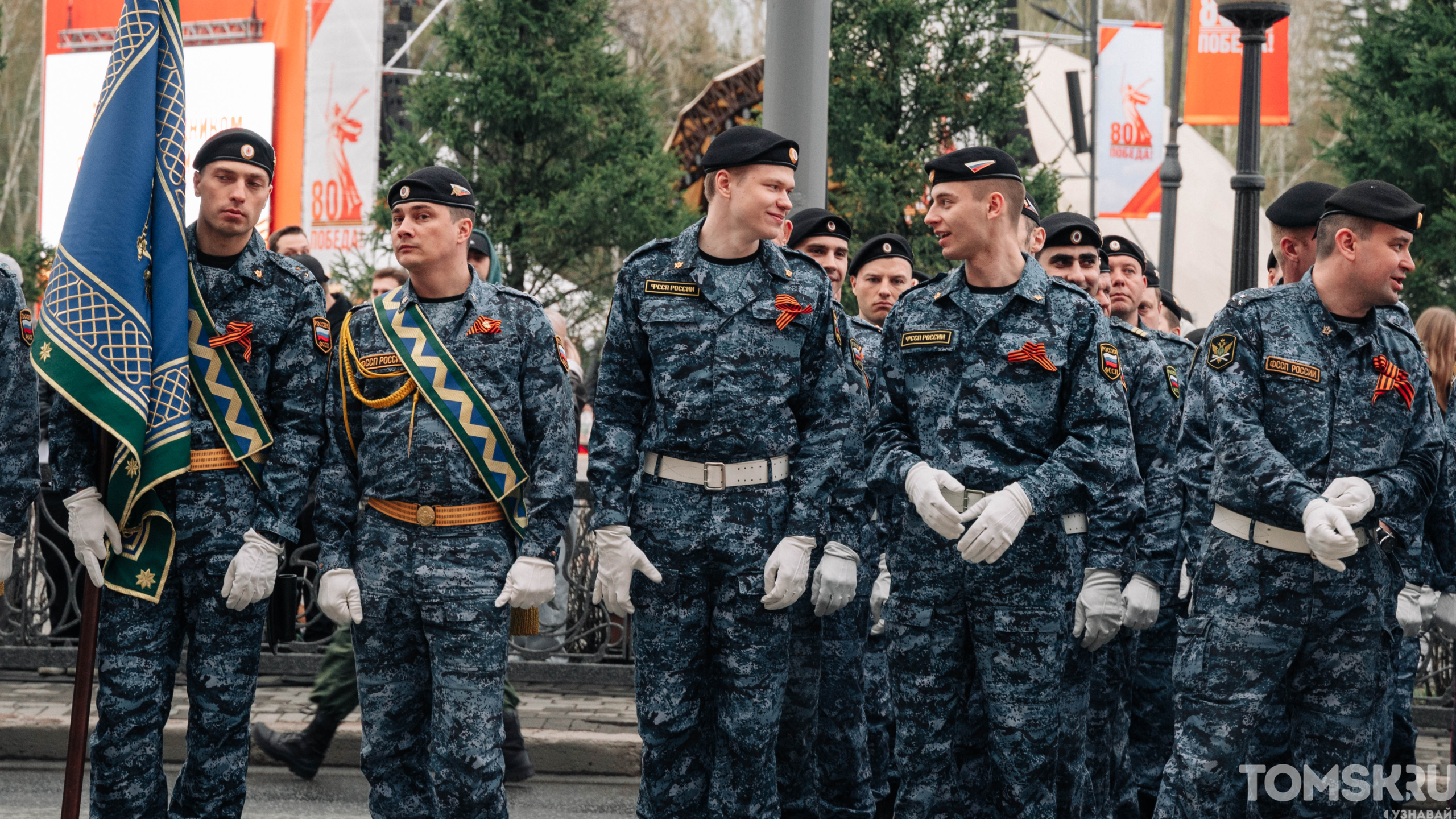Улыбки и собранность: как в Томске прошла репетиция парада Победы