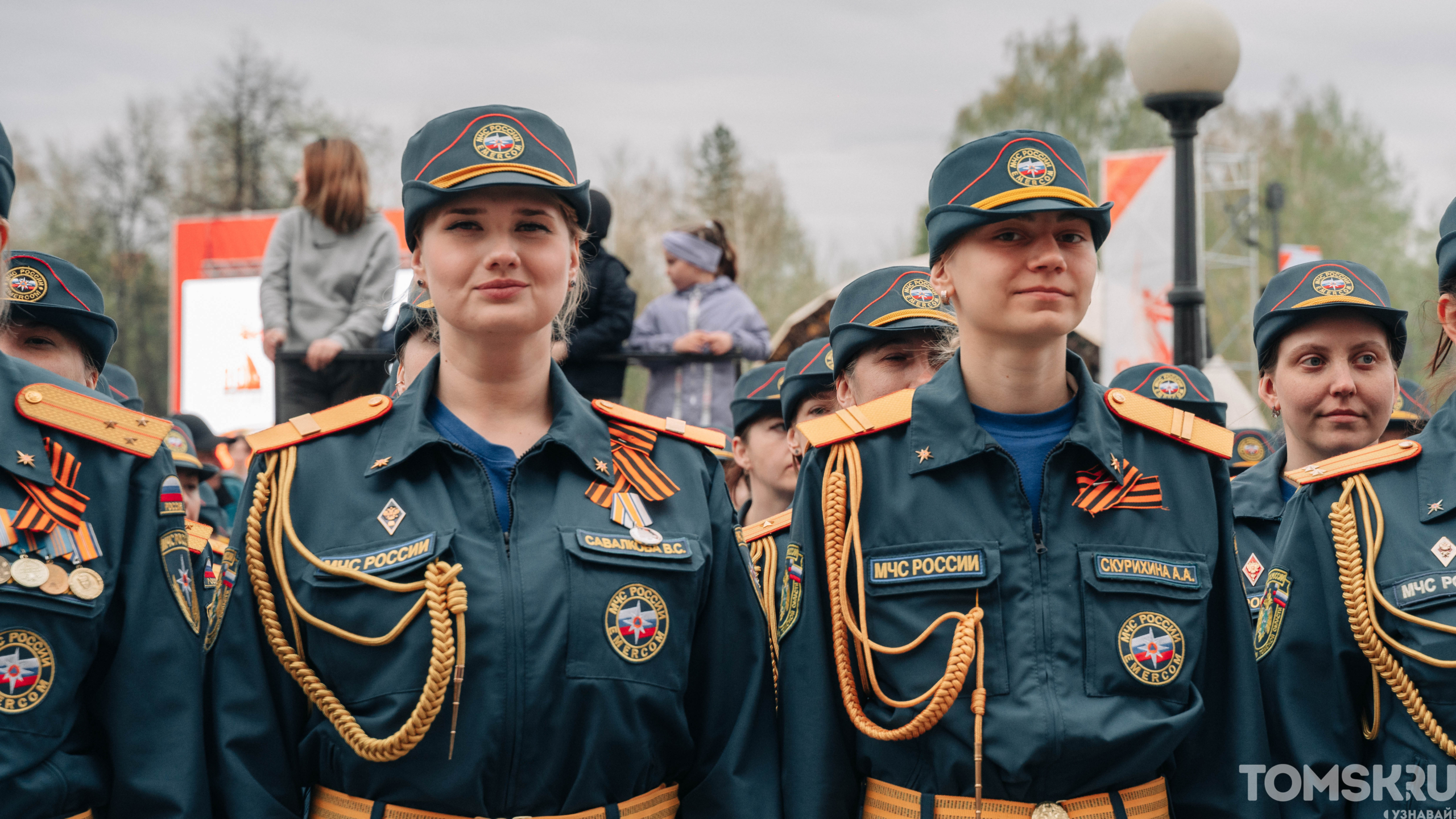 Улыбки и собранность: как в Томске прошла репетиция парада Победы