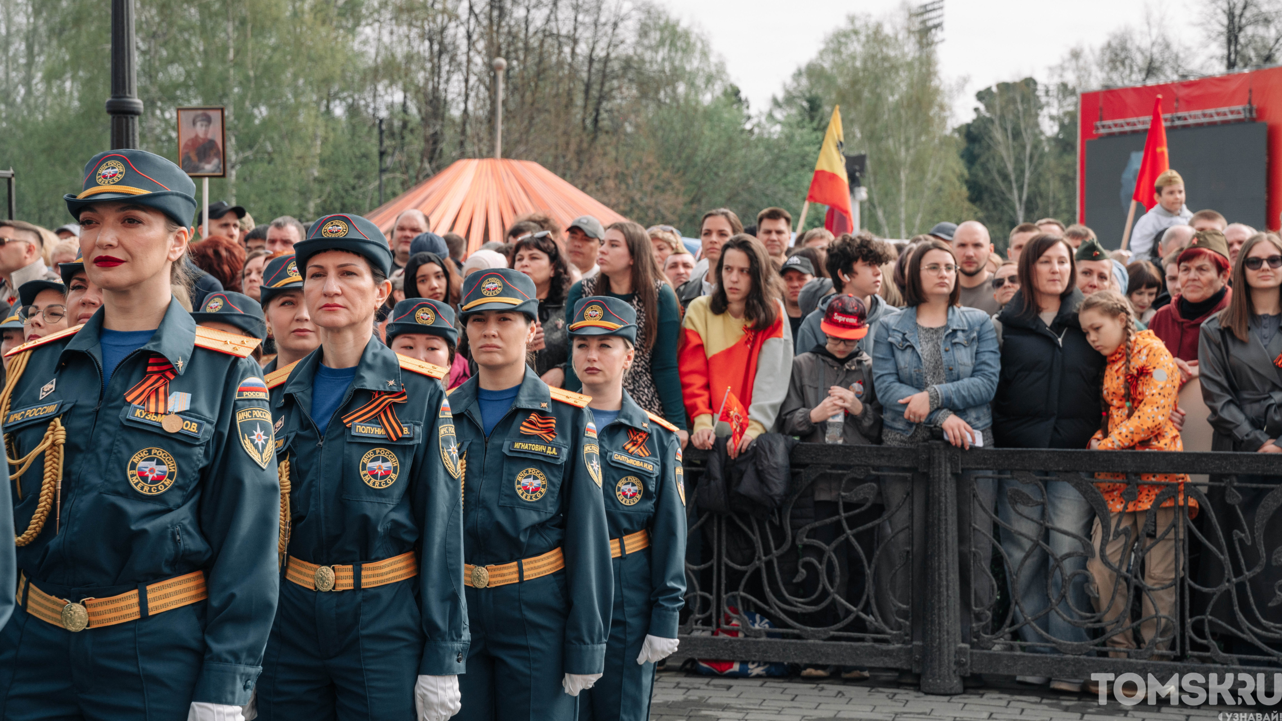 Техника, ветераны и Бессмертный полк: как прошел Парад Победы в Томске