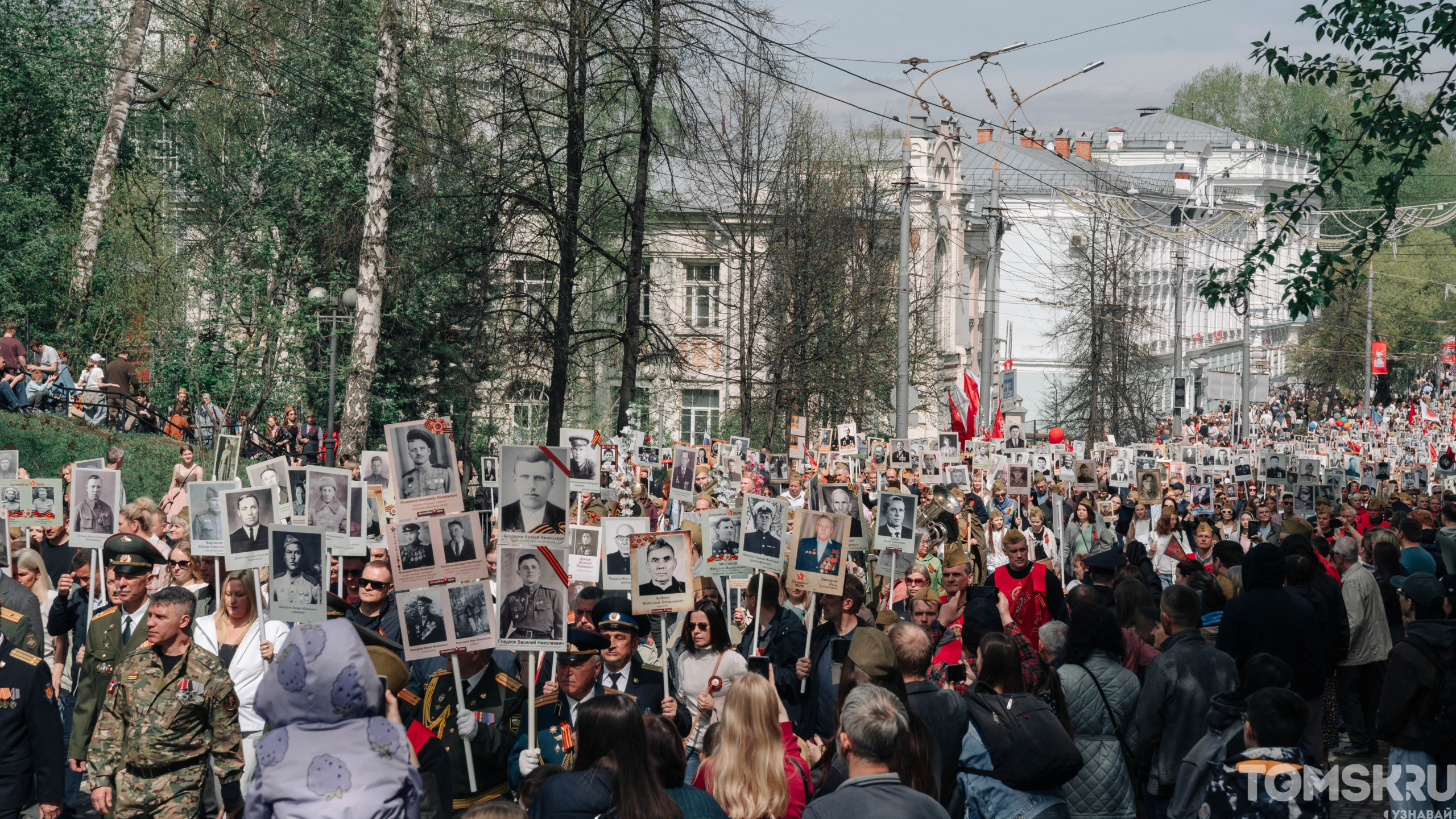 Техника, ветераны и Бессмертный полк: как прошел Парад Победы в Томске