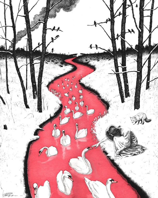 В Томске продолжает работу выставка графики Сергея Рукавишникова