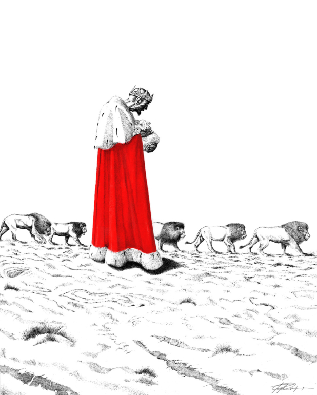 В Томске продолжает работу выставка графики Сергея Рукавишникова