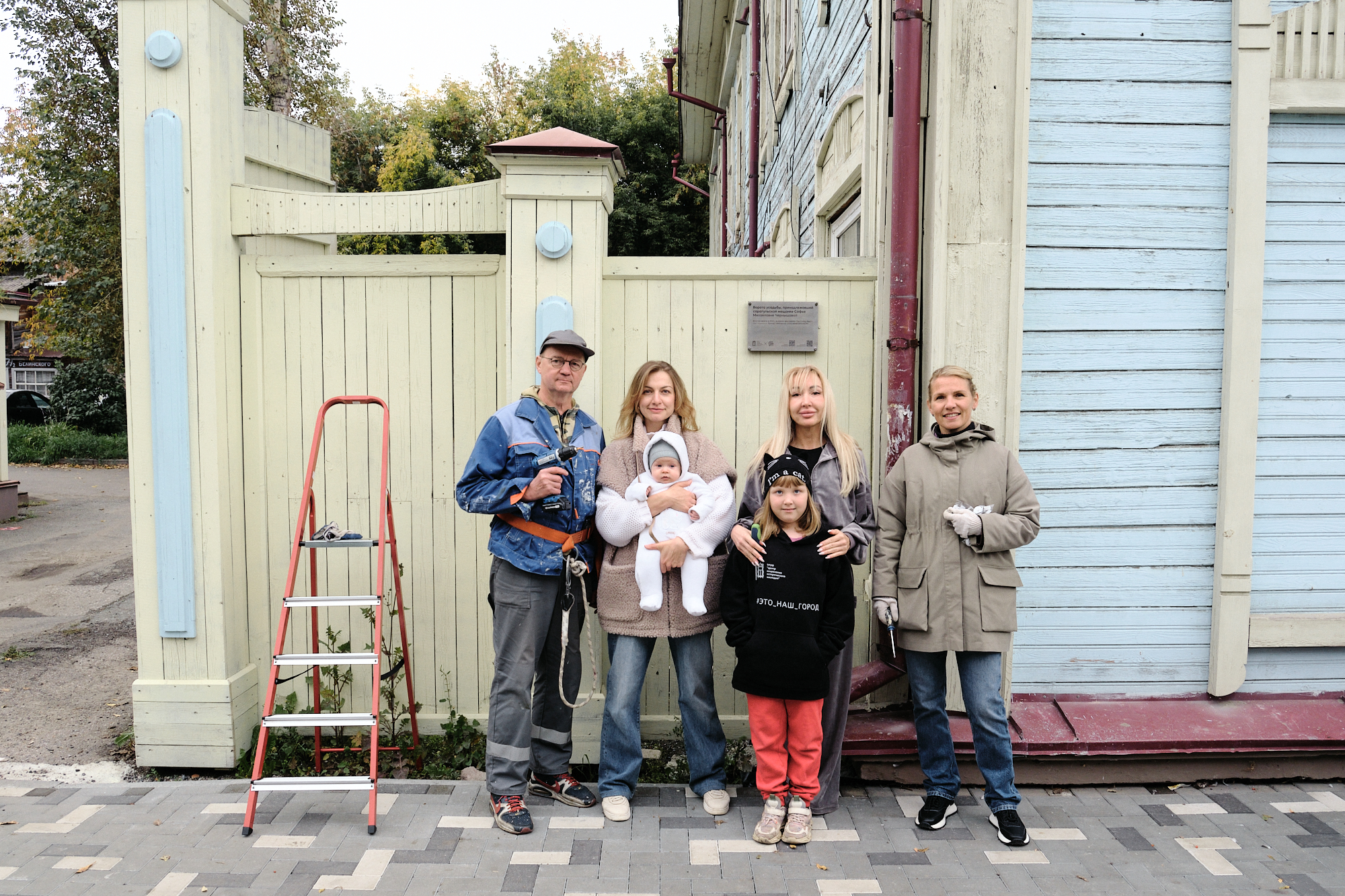 В Томске завершилась реставрация ворот дома на Белинского, 17