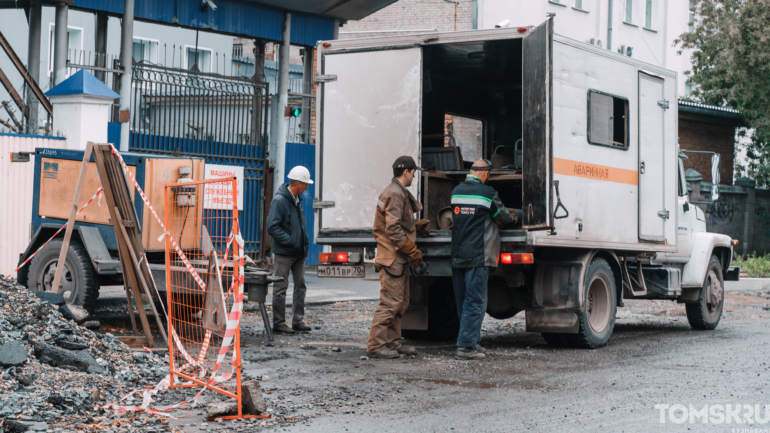 В Томске раскопку на Киевской уберут к концу недели
