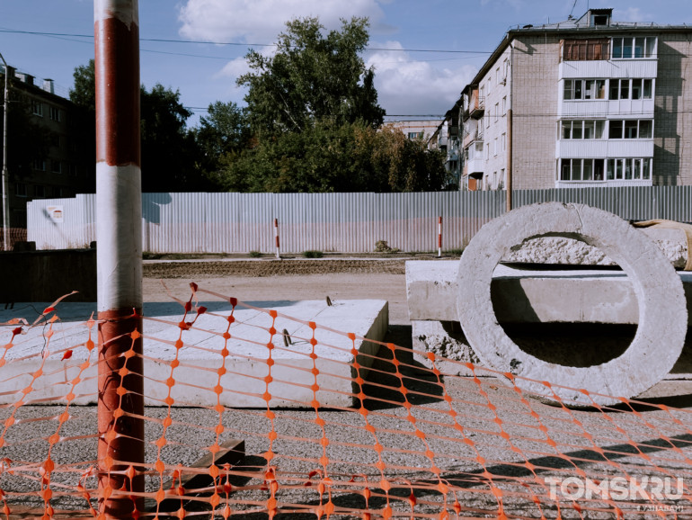 Ремонт теплотрассы на Савиных в Томске закончат к середине сентября