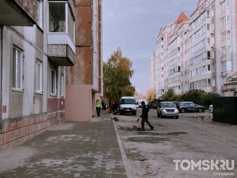 На твердую четверку: во дворах Советского района Томска завершают благоустройство