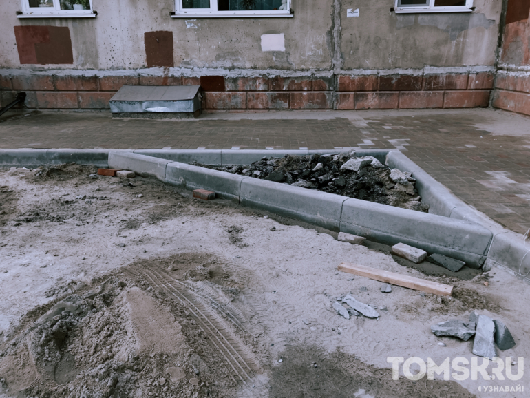 На твердую четверку: во дворах Советского района Томска завершают благоустройство