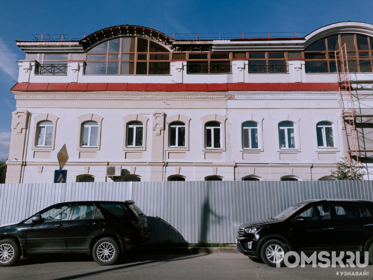 В историческом центре Томска идет реставрация двух каменных усадеб