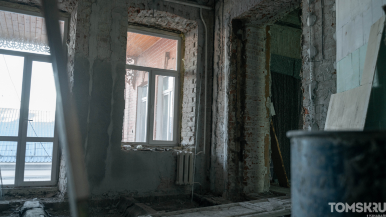 В Томске реставрируют каменную усадьбу детской художественной школы № 1