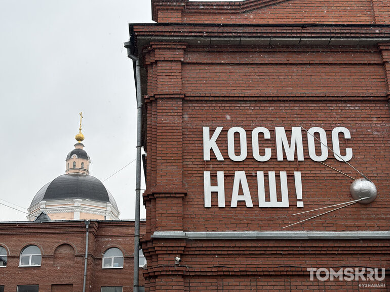 В Томске появился «космический» ассамбляж с астронавтом Рукавишниковым