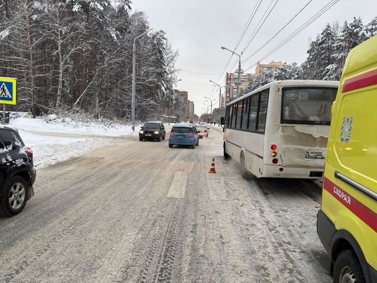 В Томске автобус сбил 84-летнюю женщину на пешеходном переходе