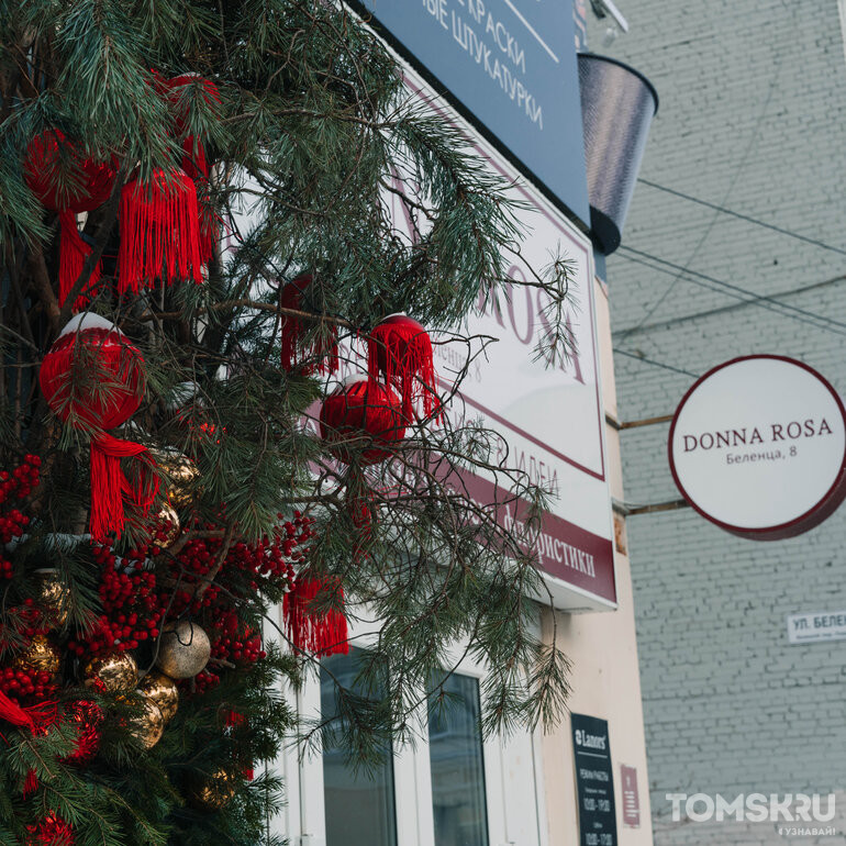 В Томске более 1650 организаций установили новогодние украшения