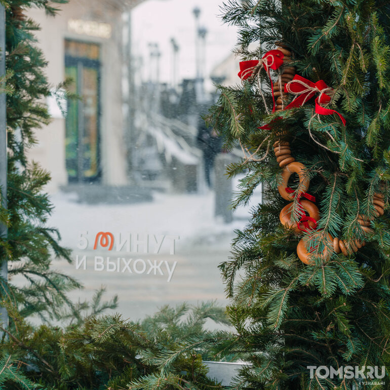 В Томске более 1650 организаций установили новогодние украшения