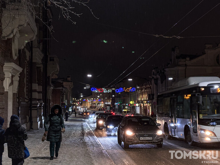 Фоторепортаж: в Томске стартовал новогодний сезон