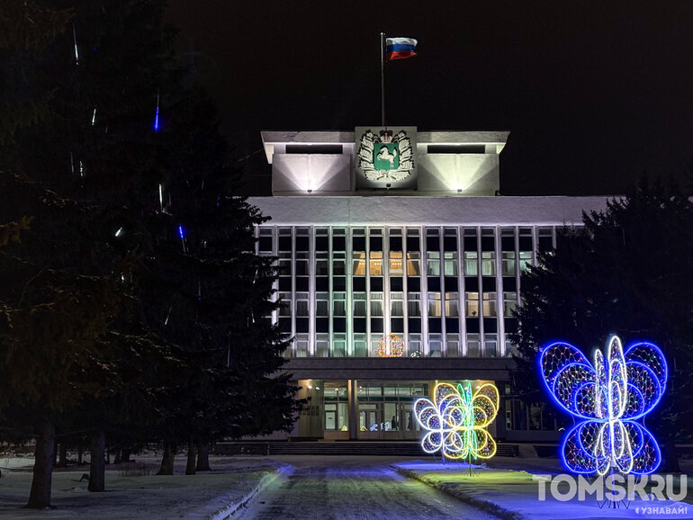 Фоторепортаж: в Томске стартовал новогодний сезон