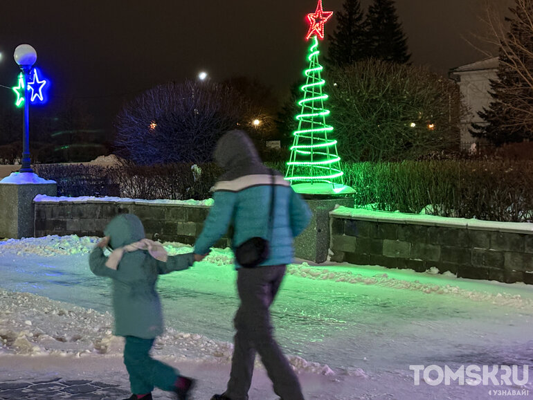 Фоторепортаж: в Томске стартовал новогодний сезон