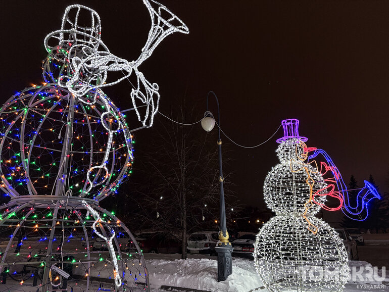 Фоторепортаж: в Томске стартовал новогодний сезон