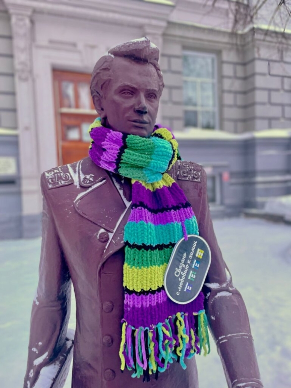 Томские политехники продолжили традицию «теплых» студенческих акций