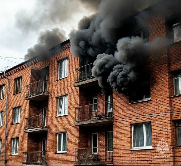 Огнеборцы спасли 20 человек из горящего дома в Шегарском районе