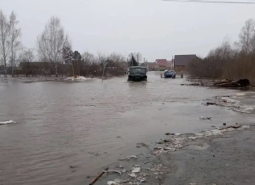 СК проверяет факт подтопления домов в деревне Черная Речка под Томском