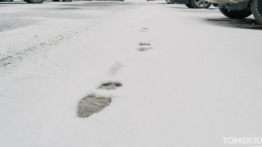 Томск снова укрыло снегом — фоторепортаж из спального района
