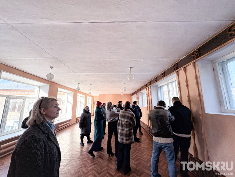 Капремонт стартовал в первом корпусе школы №45 в Томске