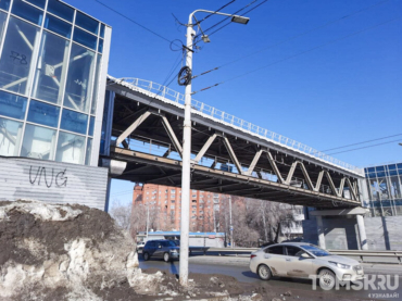 Демонтаж еще одного надземного перехода на Пушкина стартовал в Томске