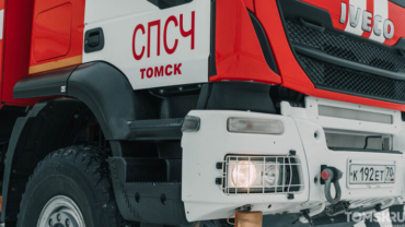 В пожаре на Богдана Хмельницкого в Томске спасли человека