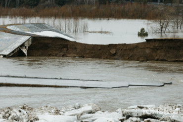 Новые переливы и перекрытия произошли из-за половодья в Томске