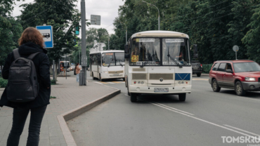 Как поедут автобусы по перекрытому проспекту Ленина в Томске 7 мая