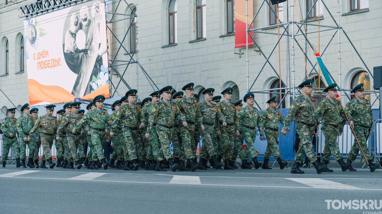 81 год Победы: в Томске прошла репетиция парада