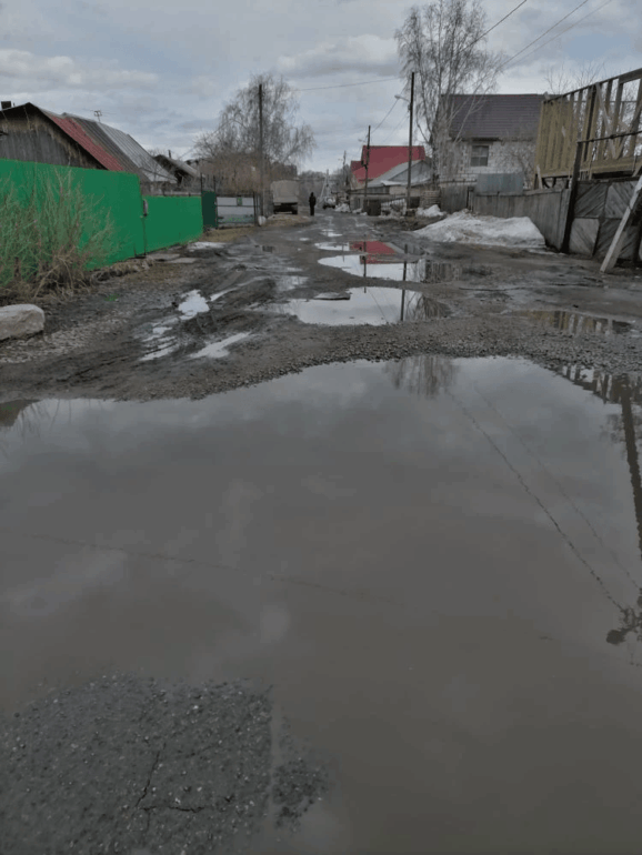 «Дороги полностью разбиты»: мэрия Томска ответила жителям Бакинского и Пролетарского