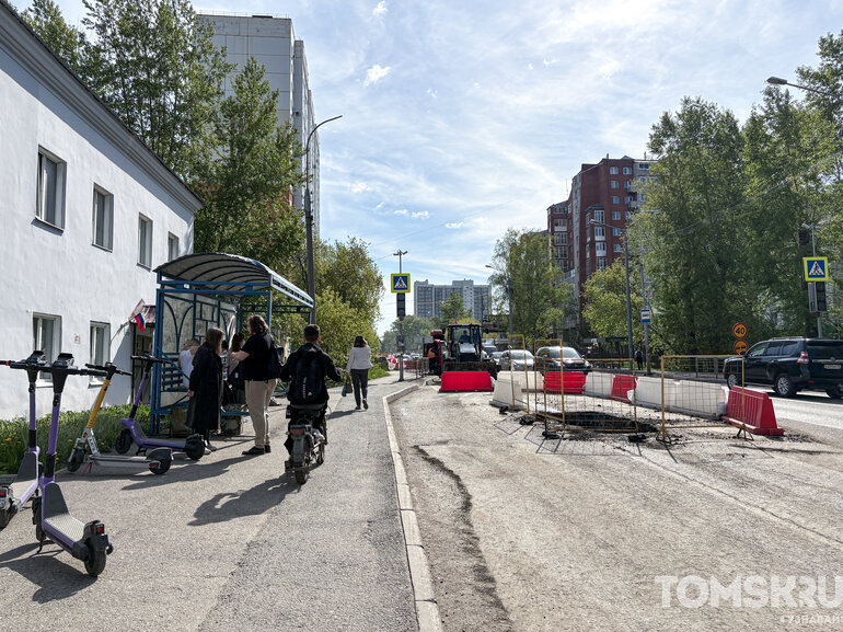 «Приносим извинения»: в Томске начали ремонт сетей на Кузнецова и Сибирской