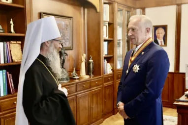 Владимир Мазур получил одну из высших наград РПЦ