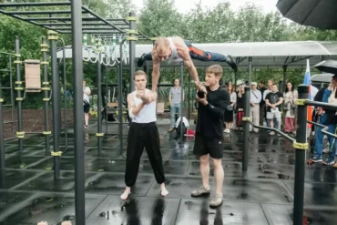 На стадионе «Политехник» в Томске заработала новая спортплощадка для людей с инвалидностью