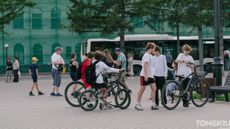 Томск встречает долгожданное лето