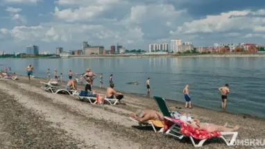 За две недели более 2 тысяч томичей посетили пляж на Семейкином острове