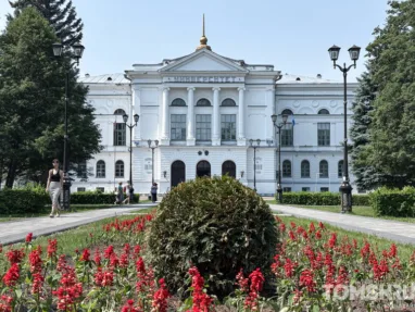Часть фасада главного корпуса ТГУ отремонтируют до конца октября
