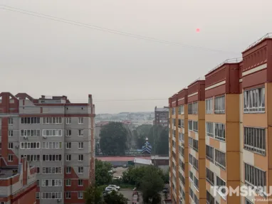 Дымка над Томском пришла от лесных пожаров в Красноярском крае