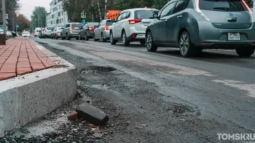 В Томске на улице Новосибирской стартовал гарантийный ремонт дороги