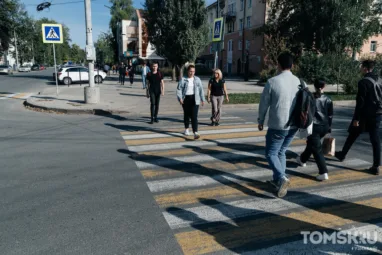 Нанесение дорожной разметки в Томске задержалось из-за плохой погоды