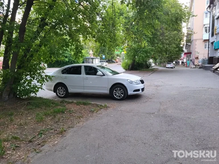 Мастера томской парковки: учебные машины или короли остановок